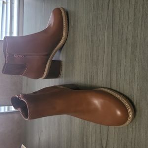 Brown never been worn boots purchased from target.